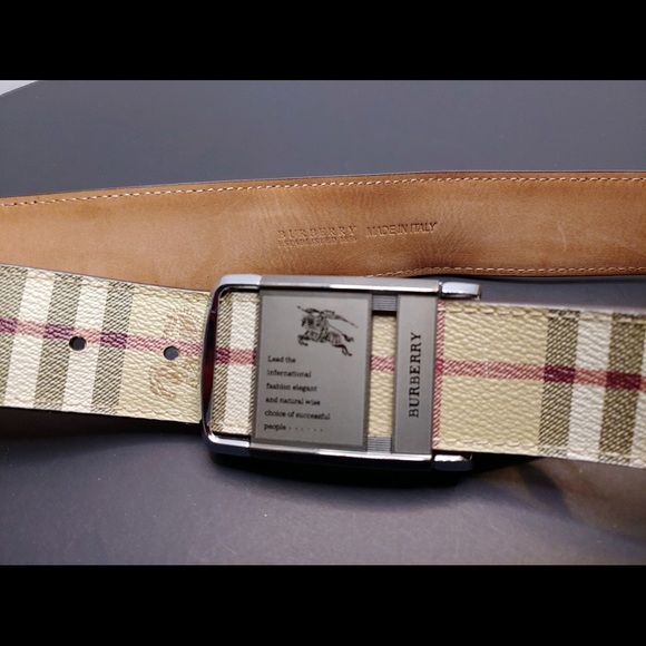 Burberry vintage buckle belt main image 4